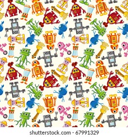 seamless robot pattern