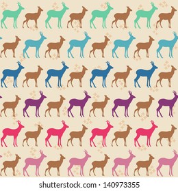 seamless roe pattern design. vector illustration