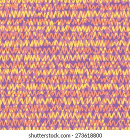Seamless Roes of Layered Wavy Lines Background Pattern