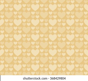 Seamless romantic hearts pattern. Design element for wedding invitation, Valentine's Day cards, wallpapers, web site background, baby shower invitation, birthday card, scrapbooking, fabric print etc.