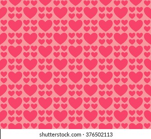 Seamless romantic hearts pattern. Design element for wedding invitation, Valentine's Day cards, wallpapers, web site background, baby shower invitation, birthday card, scrapbooking, fabric print etc.