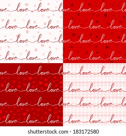 seamless romantic and lovely pattern for various event such as valentine and wedding