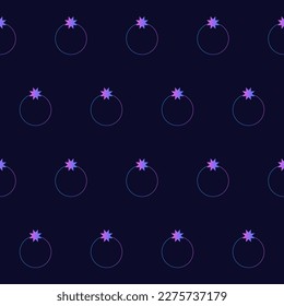Seamless Romantic Magic Textile Swatch Idea Pattern Background Seamless Fabric Textile Swatch Background with Gradient Magic Symbol Element Icon Template