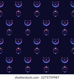 Fondo del patrón de reloj de tela sin soldadura