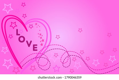 Seamless romantic pattern with hearts in many colors hand drawn Colorful doodle hearts on many colored backgrounds. Ready template for postcard design, poster printing, valentine's day party, vintage 