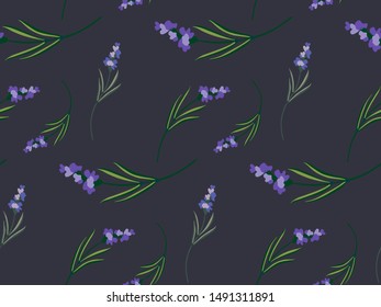 seamless romantic pattern with lavander fpr textile design/wallpapper/fabric and other