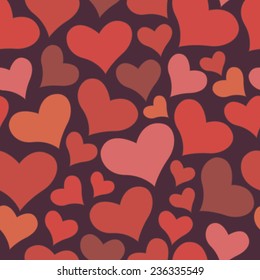 Seamless romantic Valentine background