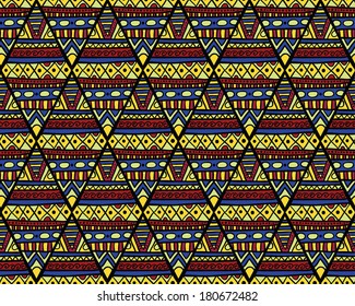 Seamless romb background. Endless geometric pattern.