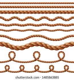 Seamless rope, EPS 10 vector