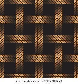 Seamless rope lattice pattern, fishing net