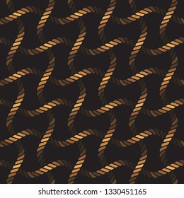 Seamless rope lattice pattern, fishing net