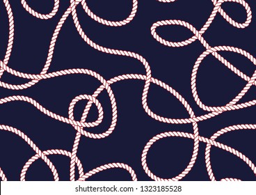 Seamless Rope Pattern Design