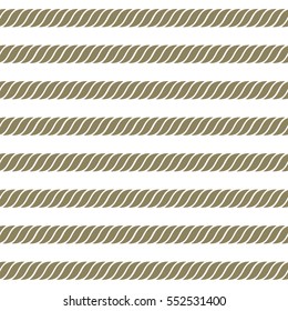 Seamless Rope Pattern Vector