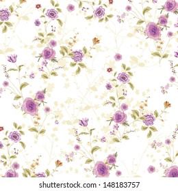 seamless rose background pattern design