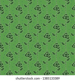 Seamless Rose Design (Floral Vector Pattern)