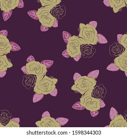 Seamless Rose Design (Vector Pattern)