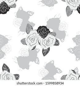 Seamless Rose Design (Vector Pattern)