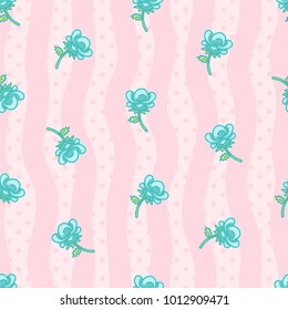 seamless rose pattern about valentines day.