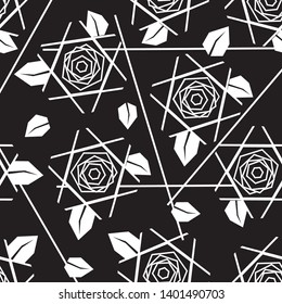Seamless Rose Pattern (Vector Design)
