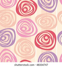Seamless rose vector background