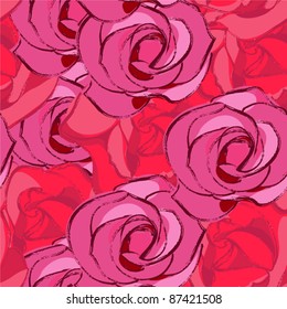 seamless roses background