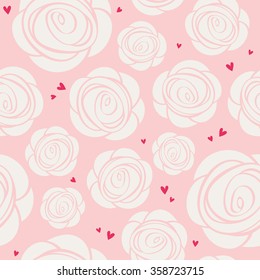 seamless roses pattern