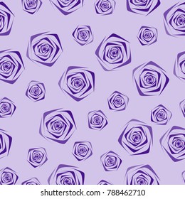 Seamless Roses Pattern. Flowers. Beautiful Background of Roses. Vector illustration in Classic Style. Placer. Seamless Roses Pattern for Textile, Tile, Paper, Card. Banner. Abstraction with Flowers.
