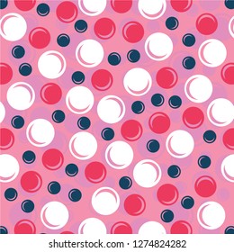 seamless round bubble background pattern wallpaper graphic vector 