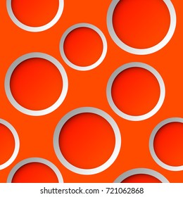 Seamless round pattern. Circle textured background from asia & east. Interlocking round shapes. Interweaving hexagonal form. Interlacement grid. Endless network. Infinite tracery template circle