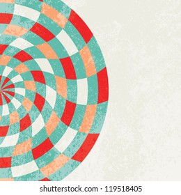 Seamless round vector textured background