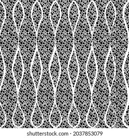 Seamless Royal dots  pattern, monochrome abstract background or texture  and geometric elements vector.