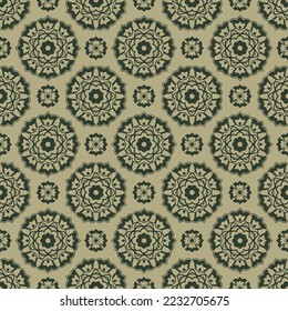 Seamless Royal Vector Pattern in Ottoman Style. Use for fabric prints, weaving, knitting, home decoration, fashion design and bedding patterns