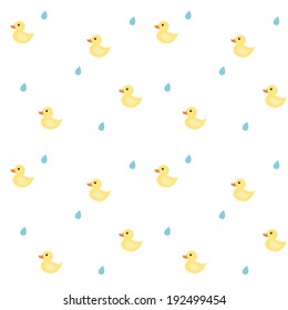 Seamless Rubber Duck Pattern