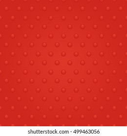 Seamless rubber textured background for wrapping paper, fabric design, wallpaper or icon. Endless vector illustration. Red color.