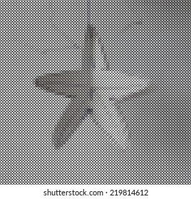 Seamless rustic geometrical background. vector