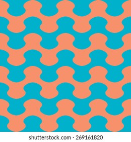 Seamless Saddle Loop Background Pattern 
