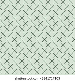 Seamless sage embroidery sampler grid halfdrop med