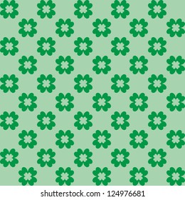 Seamless Saint Patrick's day clover background