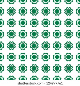 Seamless Saint Patrick's day clover background