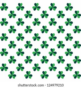 Seamless Saint Patrick's day clover background