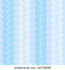 Seamless sample with leaves