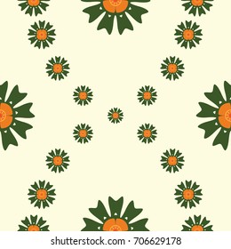 Seamless sample of tasty orange tangerine
