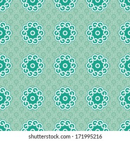 Seamless Samurai Chips Background Pattern