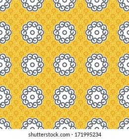 Seamless Samurai Chips Background Pattern