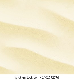 Seamless sand pattern. Texture of beach sand. Vector seamless background template