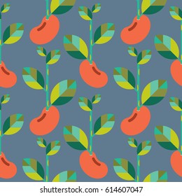 Seamless Sapling pattern vector