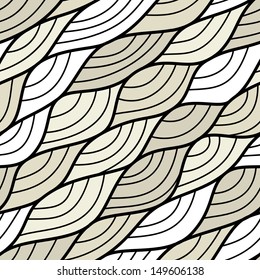 Seamless scale pattern. Vector repeating background