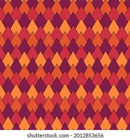 Seamless scales pattern. Japan traditional ornament. Ethnic embroidery. Repeated scallops. Fish scale. Repeat scallop shapes background. Vector tiles. Japanese sashiko uroko motif. Squama wallpaper.