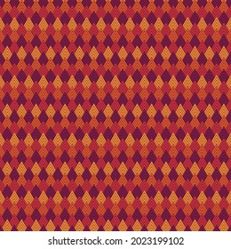 Seamless scales pattern. Japan traditional ornament. Squama wallpaper. Ethnic embroidery. Repeated scallops. Fish scale. Repeat scallop shapes background. Vector tiles. Japanese sashiko uroko motif.