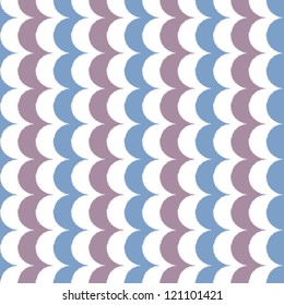 Seamless scallops background pattern